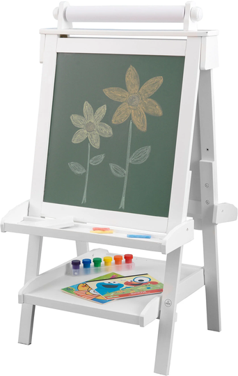 KidKraft Maalausteline Wooden Easel, Valkoinen