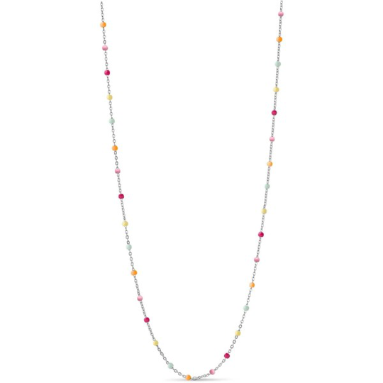 Enamel Lola Heavenly Rainbow Sterlinghopea Kaulakoru N55S-RAINBOW