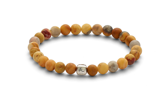 Alexander Lynggaard Colorup Sahara Mens Sterlinghopea Rannekoru Ja Akaatti C0061H