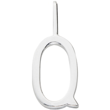Design Letters Archetype Charm 10 mm Silver A-Z Q