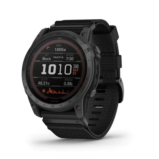 Garmin Tactix 7 Pro Ballistics Edition, musta titaani ja nailonranneke, 010-02704-21