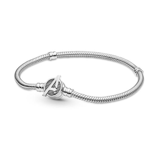 Pandora Moments Marvel The Avengers Logo Clasp Snake Chain rannekoru 17cm 590784C00-17