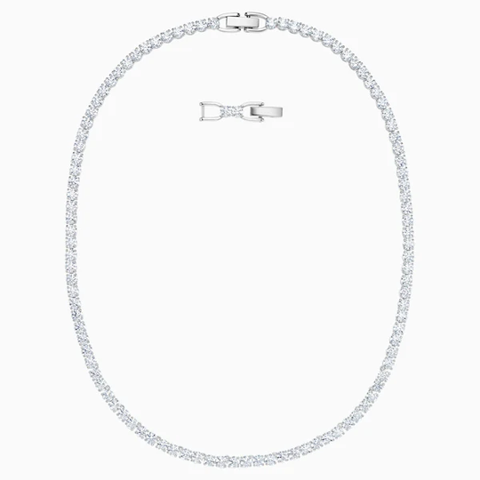 Swarovski Tennis Deluxe kaulakoru, valkoinen