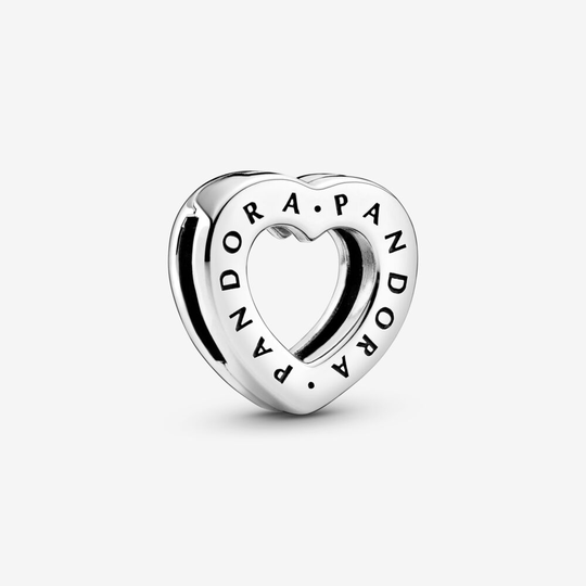 Pandora Logo Hjerte Sterlinghopea Riipus 798741C00