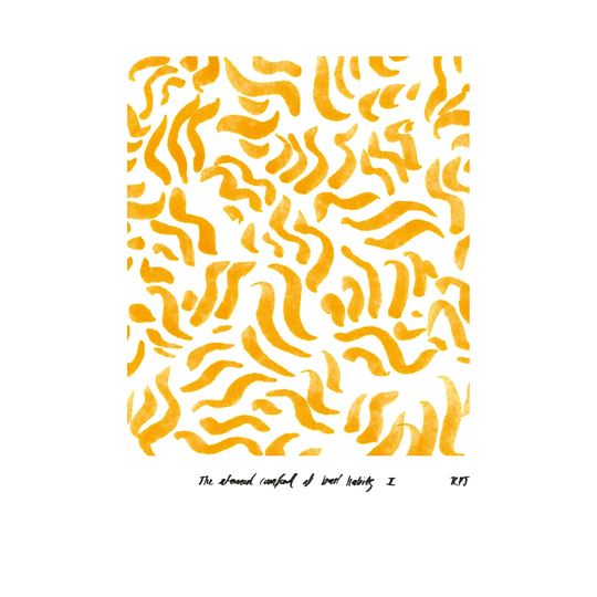 Paper Collective Comfort - Yellow juliste 30x40 cm