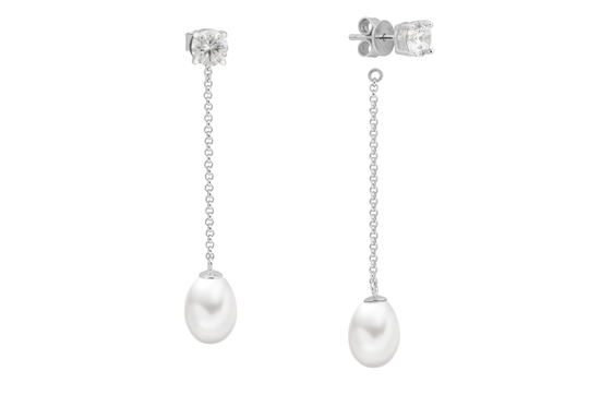 Gaura Pearls -helmikorvakorut SK18310E
