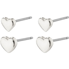 66231-6003 AFRODITTE Heart Earrings 2-In-1 Set 1 set