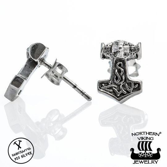 Northern Viking Jewelry Thorin Vasara -korvakorut NVJKK005
