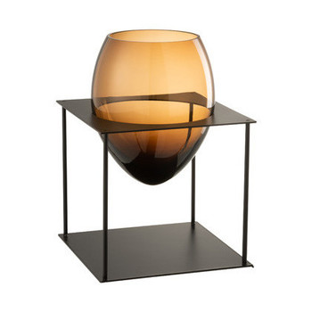 Maljakot, ruukut J-line VASE JOYCE MA/NO METAL/VER M (21.5x21.5x32.5cm)