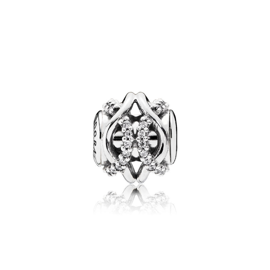 Pandora Essence Caring Sterlinghopea Riipus Ja Zirkonia 796072CZ
