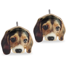 BLUSH Puppy Earring 1 set