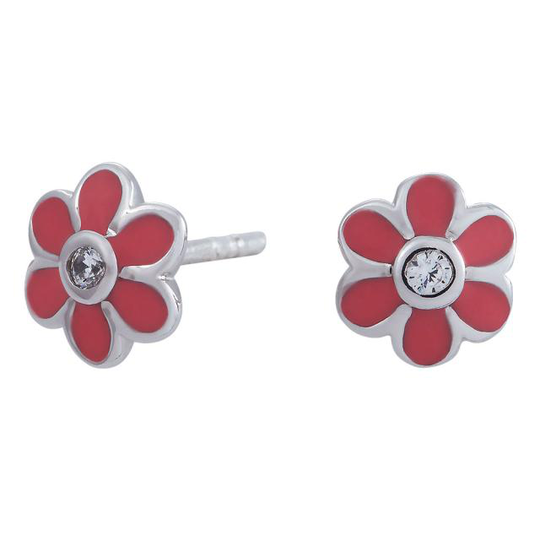 Nordahl Andersen Flower Girls Rodiumpinnoitettu Hopea Korvakorut 325106