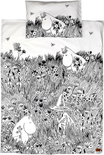Muumi Pussilakanasetti Graphic 100x130