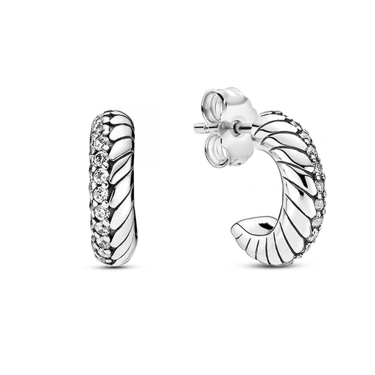 Pandora Pave Snake Chain -korvakorut 299091C01