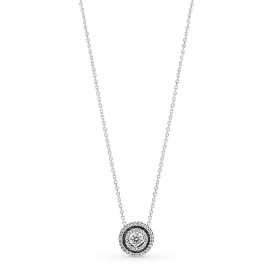 Pandora Sparkling Double Halo -kaulakoru 399414C01-45