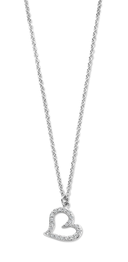 Spirit Icons Figaro Pendant Sterlinghopea Kaulakoru Ja Zirkonia S10841-45