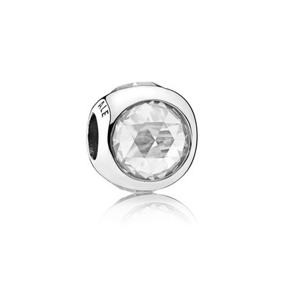 Pandora Radiant Droplet Sterlinghopea Riipus Ja Zirkonia 792095CZ