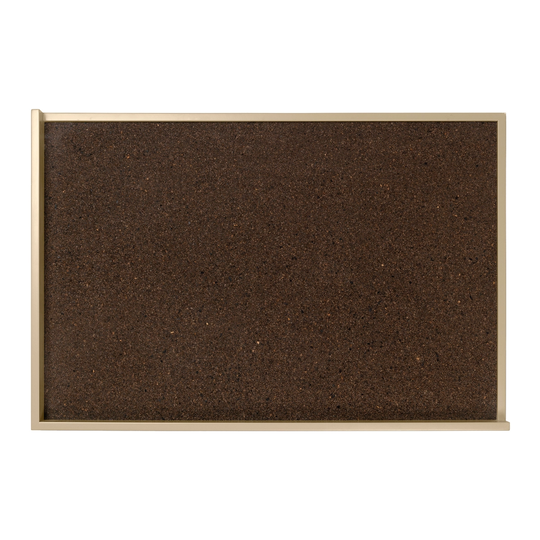 ferm LIVING Kant muistitaulu, 63 x 96 cm, ruskea - cashmere