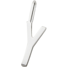 Design Letters Archetype Charm 10 mm Silver A-Z Y