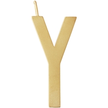 Design Letters Archetype Charm 30 mm Gold A-Z Y