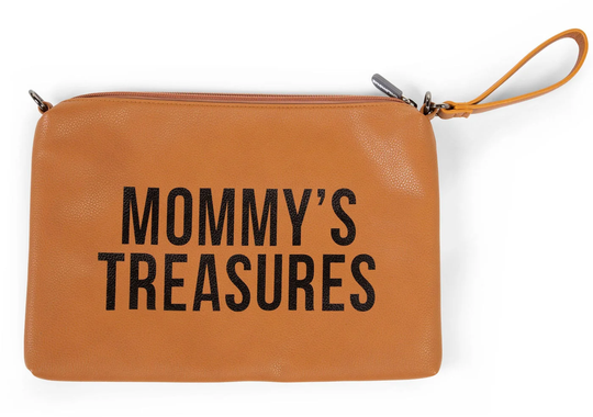 Childhome Mommy Clutch, Leatherlook Brown