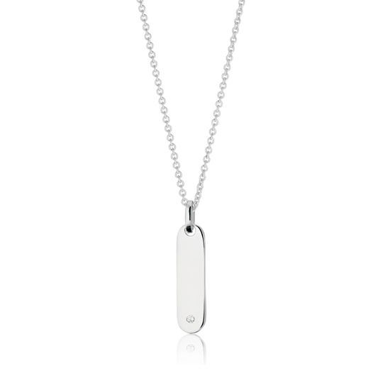 Sif Jakobs Follia Lungo Sterlinghopea Kaulakoru Ja Zirkonia SJ-P12125-CZ-SS38-45