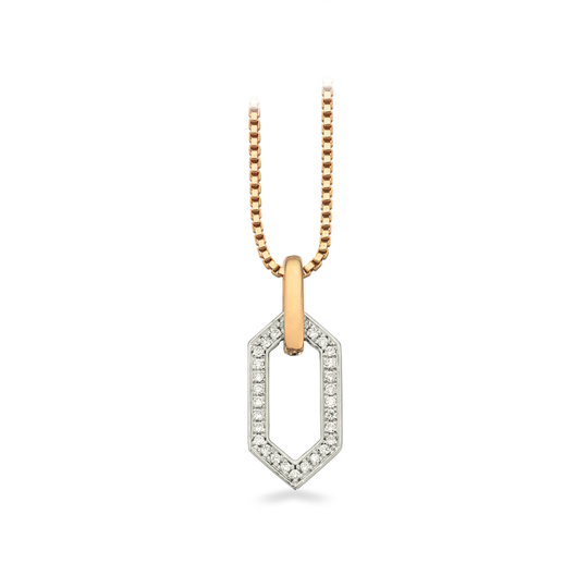Scrouples 14 Karaatin Kulta Kaulakoru Ja Timantteja 0,12 Carat W/si 213156