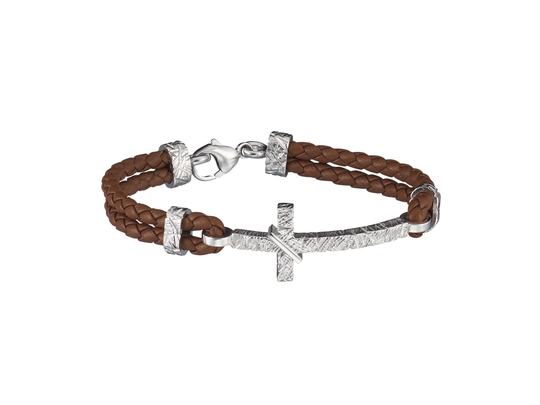 Lumoava Uurre -rannekoru (23cm) ruskea L53204090230