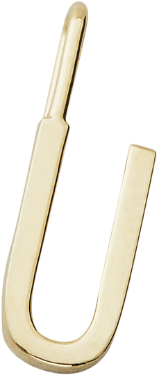 Design Letters Kirjainriipus 10mm U, Gold