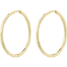 11231-2013 BREATHE Hoop Earrings 1 set