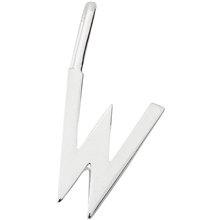 Design Letters Archetype Charm 10 mm Silver A-Z W