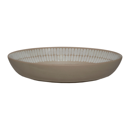 Marimekko Oiva - Alku lautanen 20,5 cm, terra - valkoinen