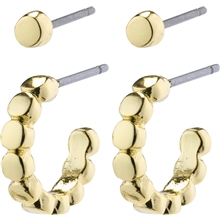 26221-2033 ANGELA 2 In 1 Hoop & Stud Earrings 1 set