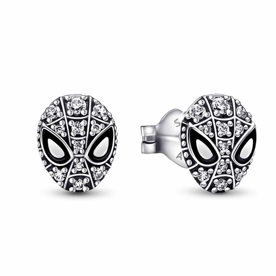 Pandora Marvel x Pandora Spider-Man Mask Pavé korvakorut 292354C01