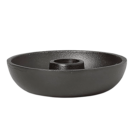 ferm LIVING Bowl kynttilänjalka, musta