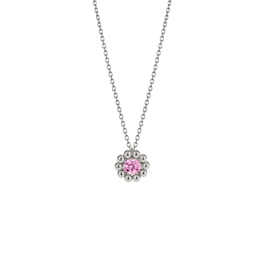 Lumoava Daisy kaulakoru, vaaleanpunainen L56228150000