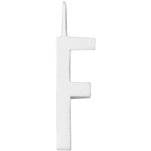 Design Letters Archetype Charm 16 mm Silver A-Z F