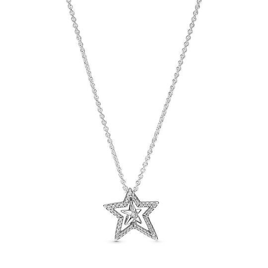 Pandora Asymmetric Star -kaulakoru 45 cm 390020C01