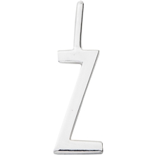 Design Letters Archetype Charm 10 mm Silver A-Z Z
