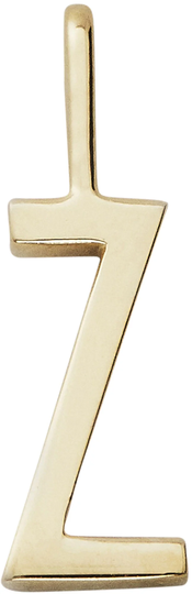 Design Letters Kirjainriipus 10mm Z, Gold