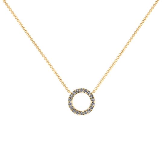 Smykkekæden Circle 14 Karaatin Kulta Kaulakoru Ja Timantteja 0,09 Carat W/si 20-00122-1850-042+3