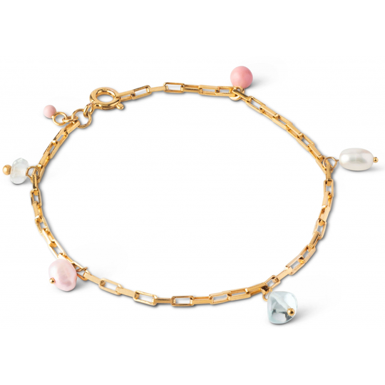 Enamel Mellow Kullattu Hopea Rannekoru B76G