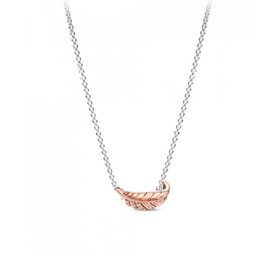 Pandora Floating Curved Feather -kaulakoru 45 cm 382575C01-45